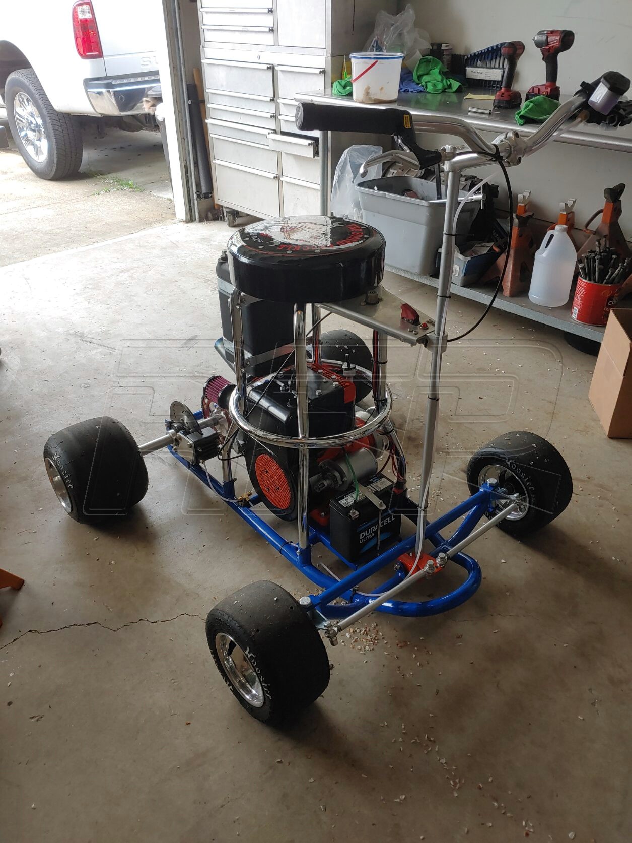 Bar Stool Racer with Slicks Race Fab Products